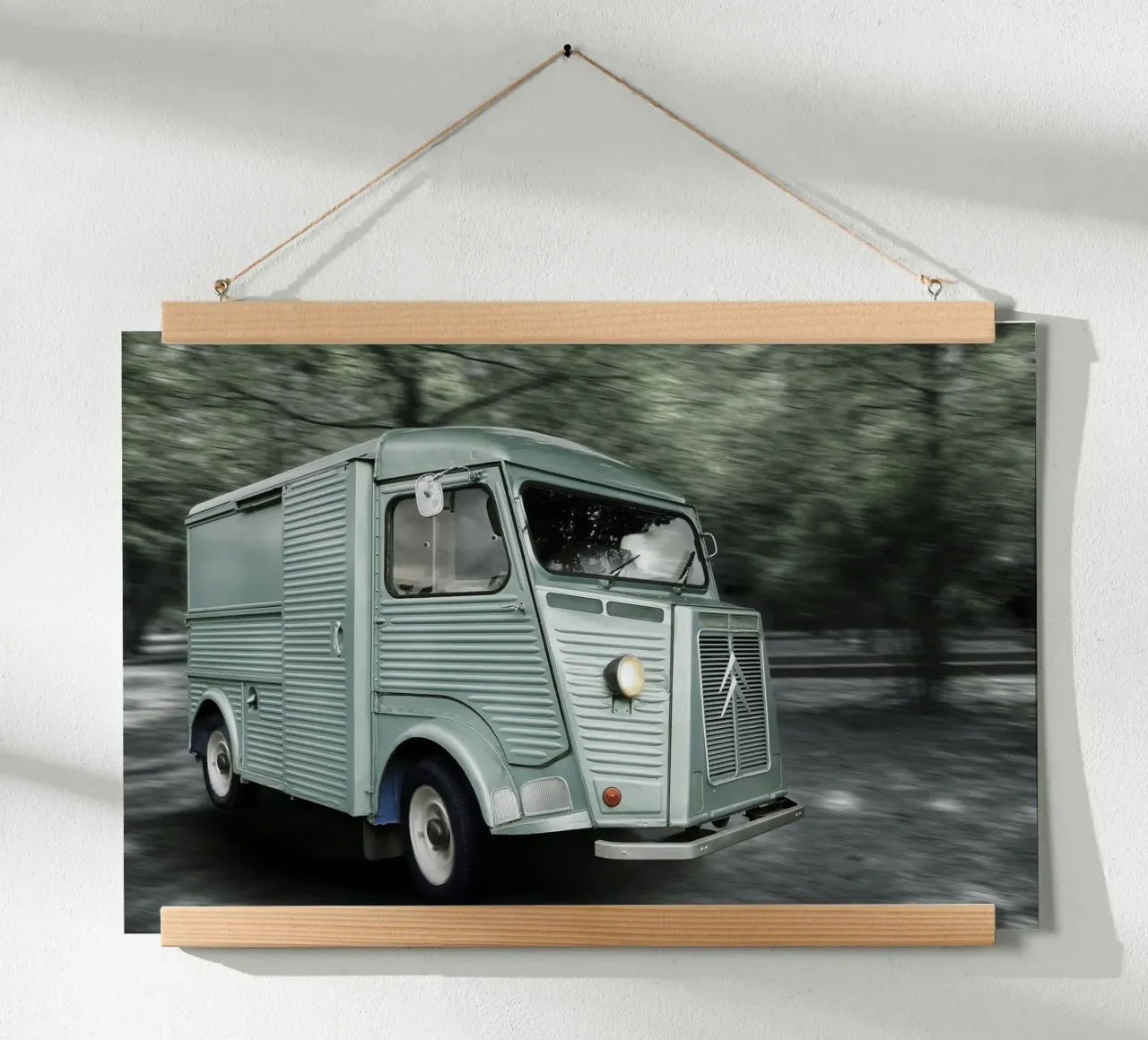 vecchio furgone francese per le consegne carta hahnemühle da Barbara Buderath Fotodesign