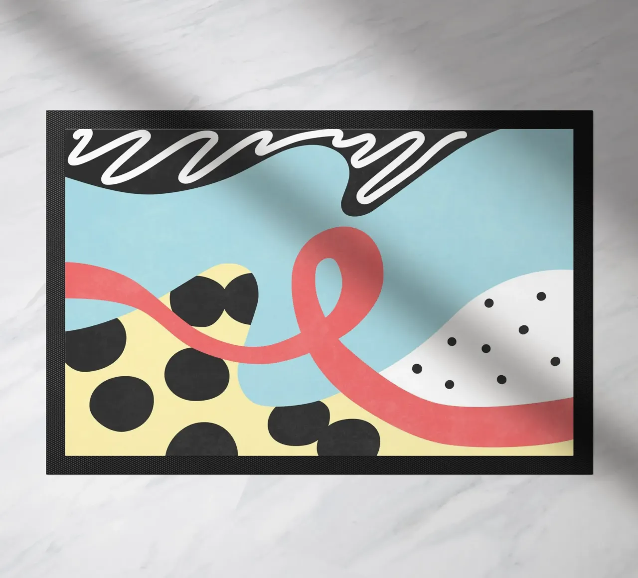 Waves 28 Fußmatte von amini54