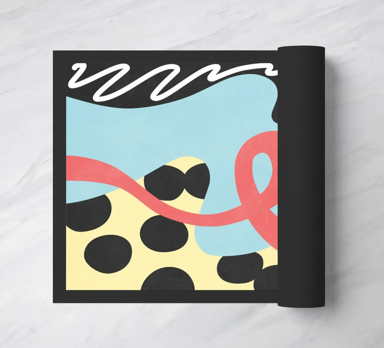 Waves 28 Fußmatte von amini54