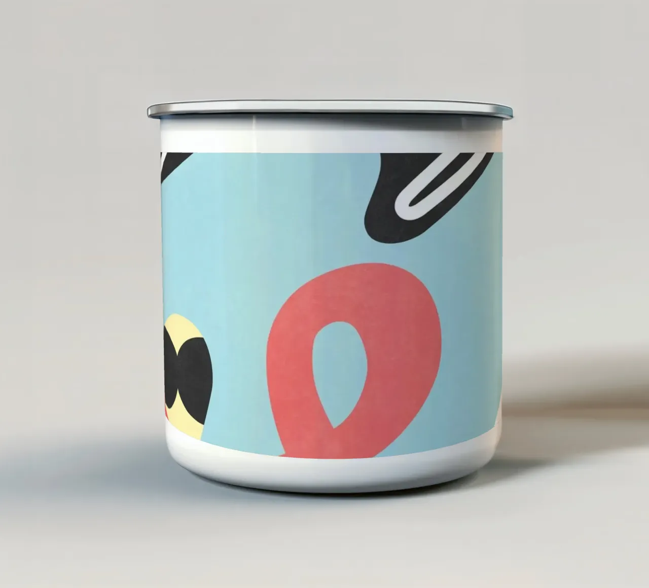 Onde 28 tazza in smalto da amini54