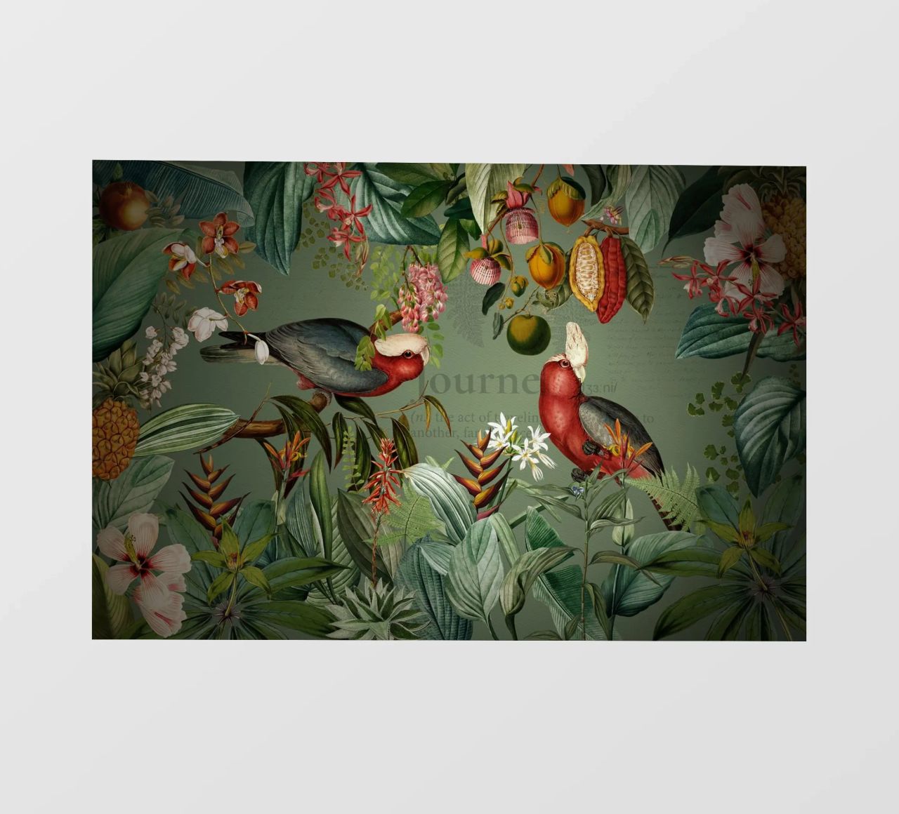 Vintage Mystic Tropical Birds Jungle photo wallpaper by Vintage World - Uta Naumann