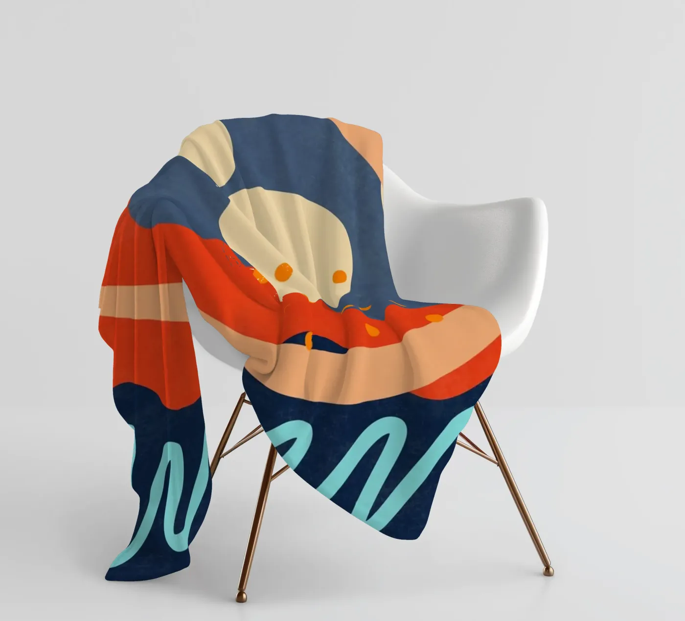Waves 30 plaid polaire de amini54