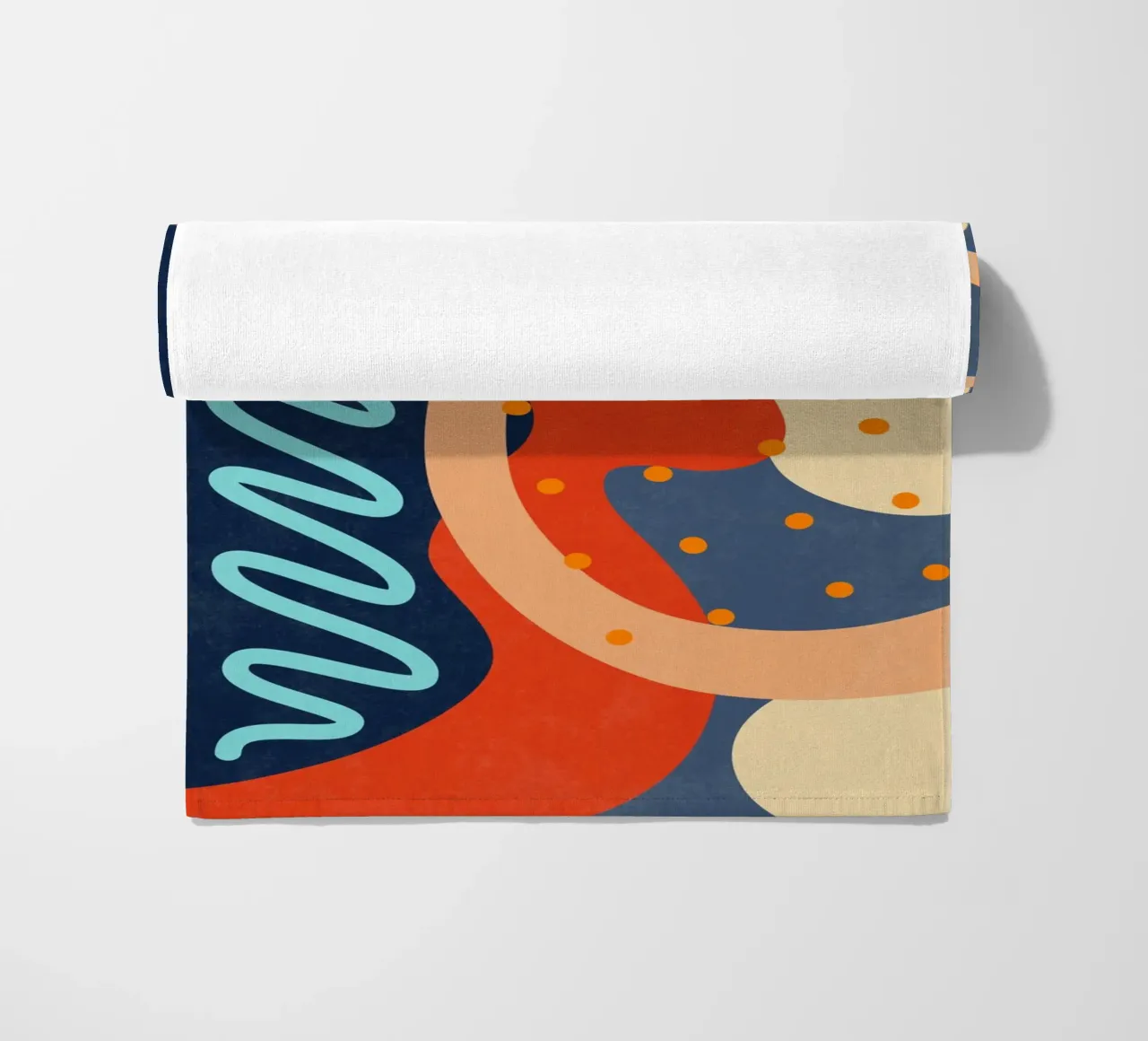 Waves 30 beach towel by amini54
