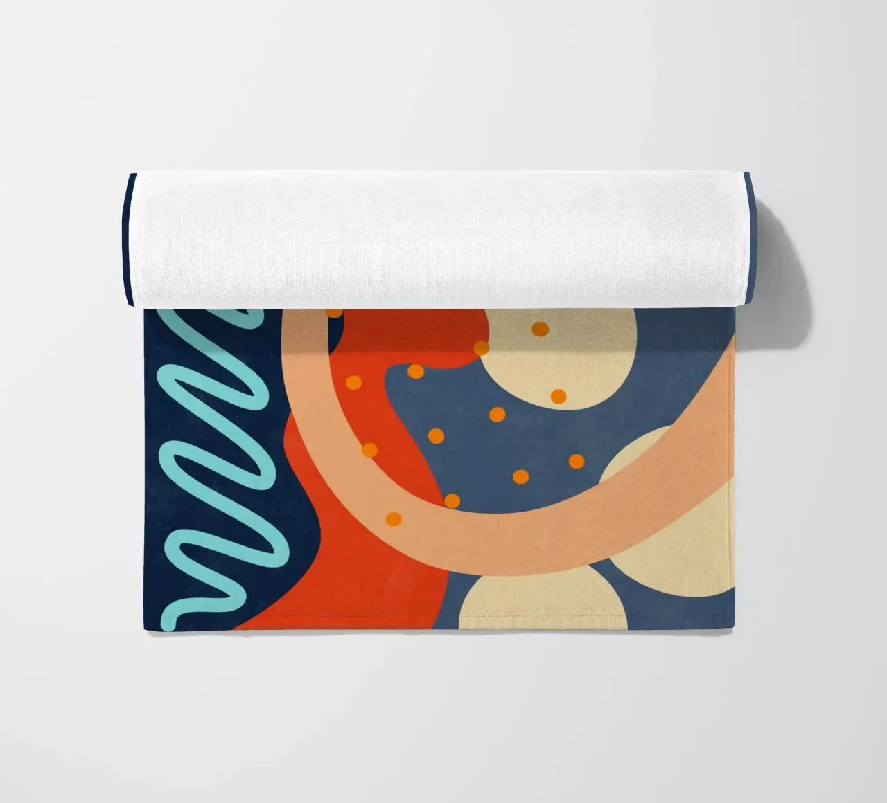 Waves 30 beach towel by amini54