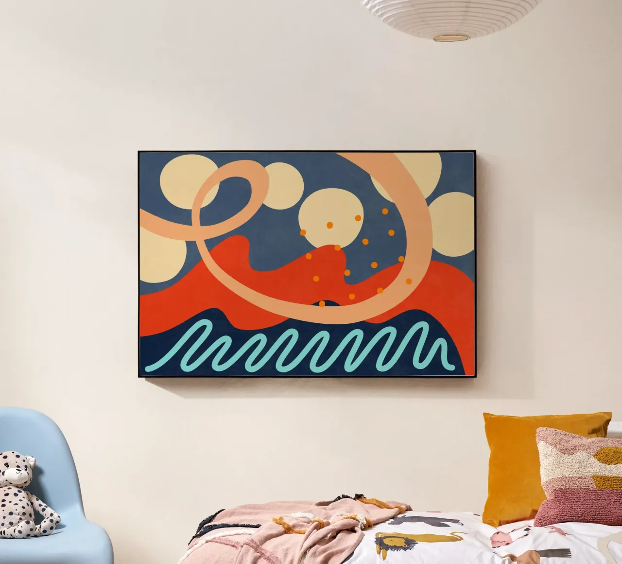 Waves 30 Acryl-Glas von amini54