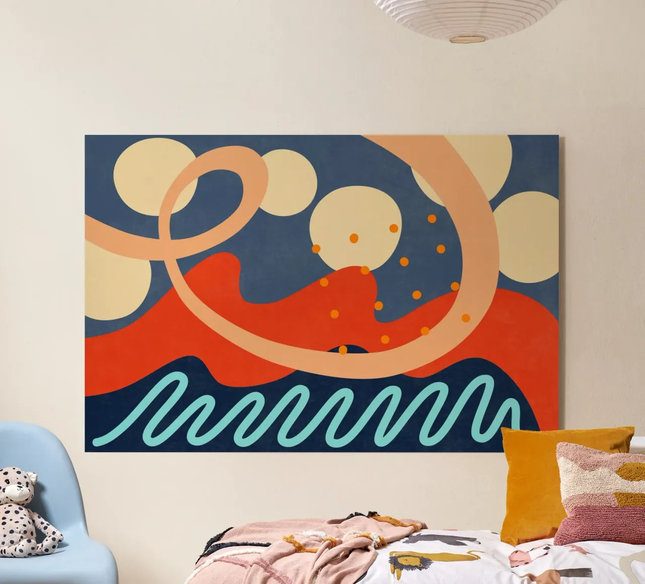 Waves 30 Acryl-Glas von amini54