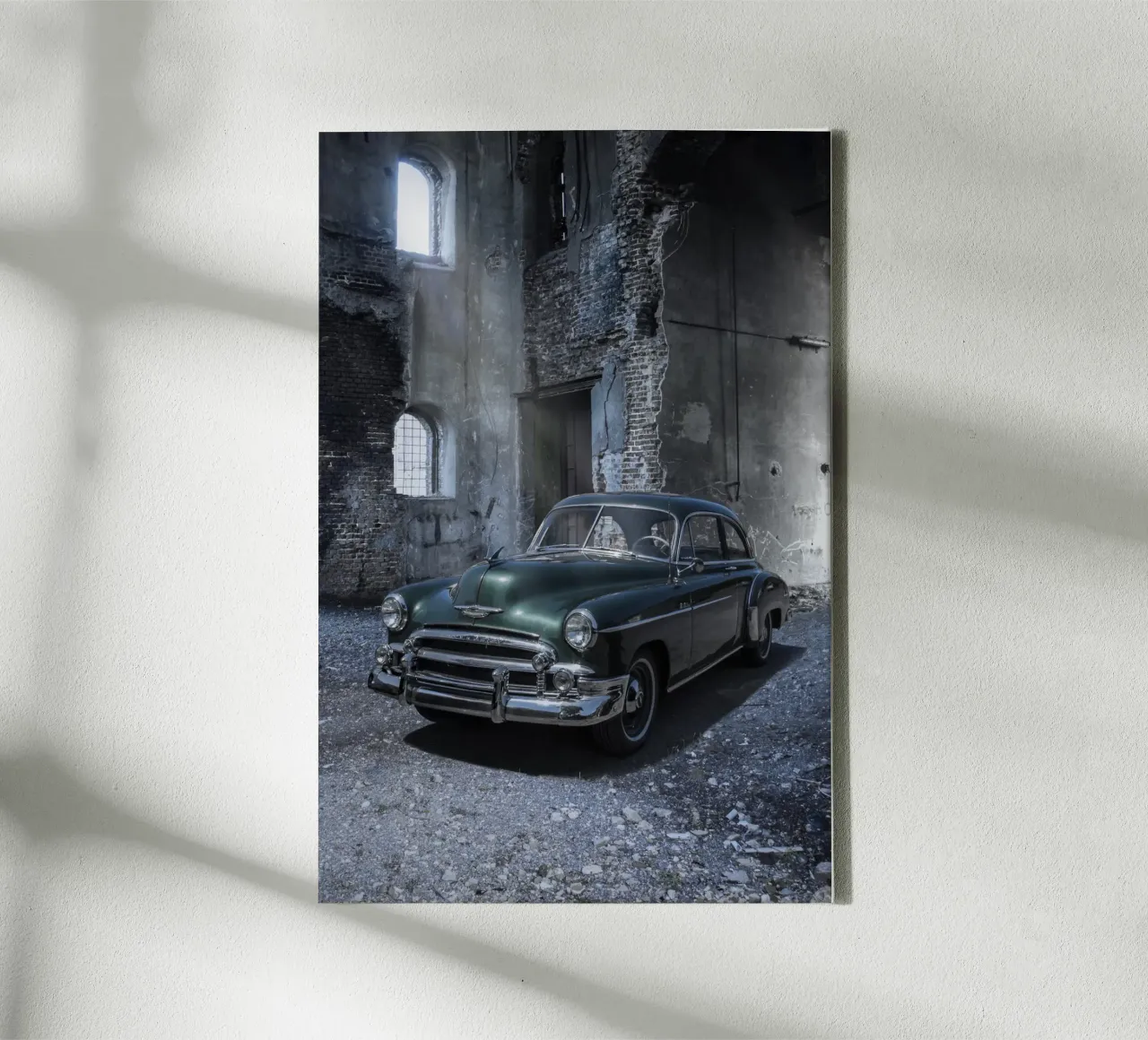 Auto americana degli anni '50 tela con Cornice a cassetta da Barbara Buderath Fotodesign