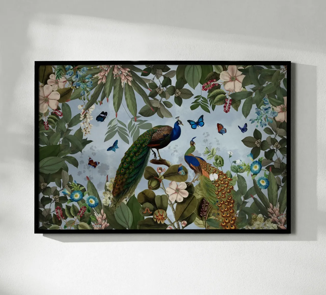 Fiore di pavone esotico d'epoca Giungla selvaggia poster da Vintage World - Uta Naumann
