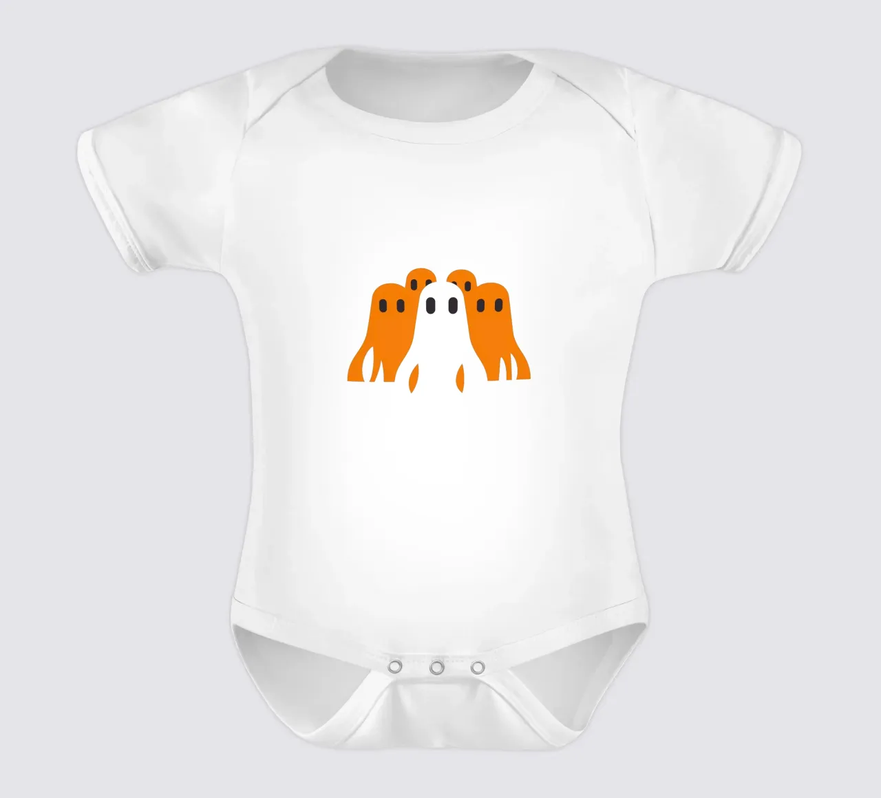Squadra fantasma in camicia arancione Motiv body neonato maniche corte da Autofocus