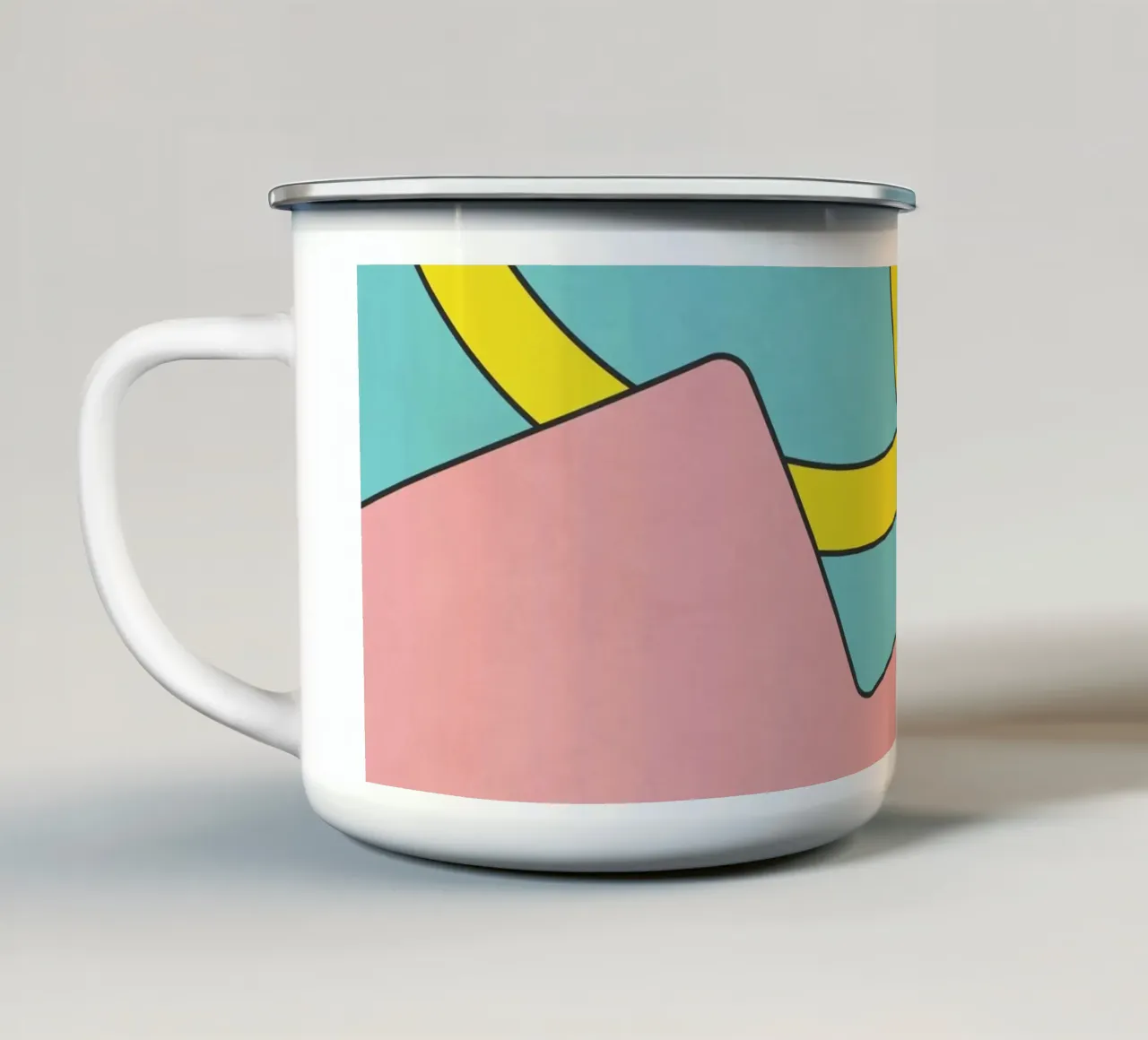 Onde 31 tazza in smalto da amini54