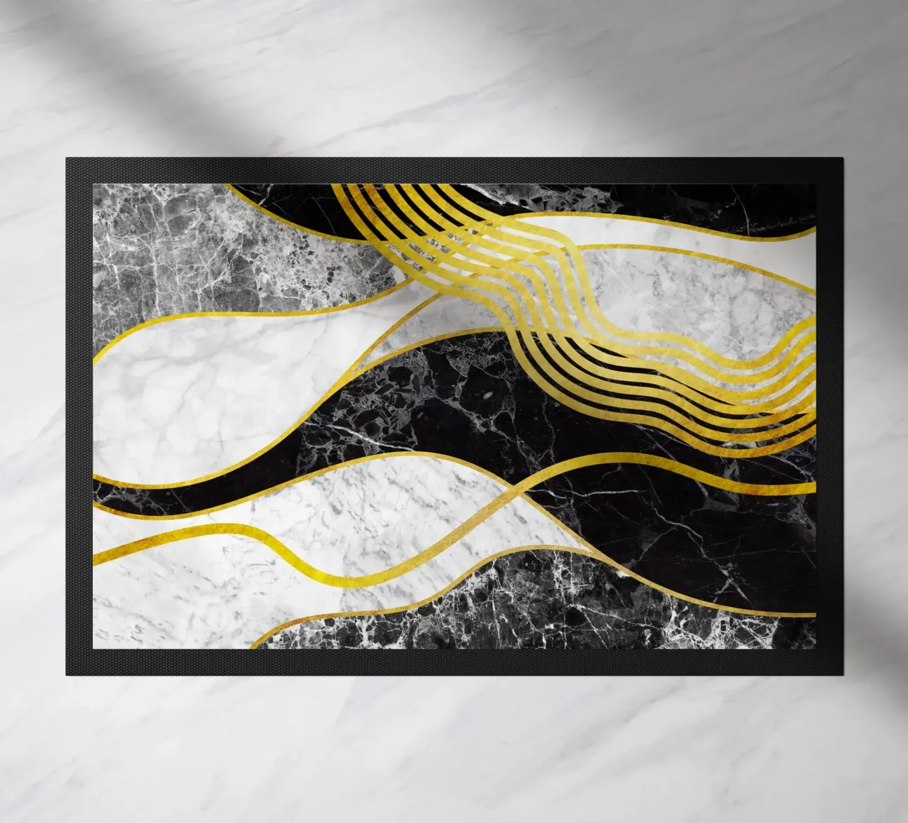 Waves 06 doormat by amini54