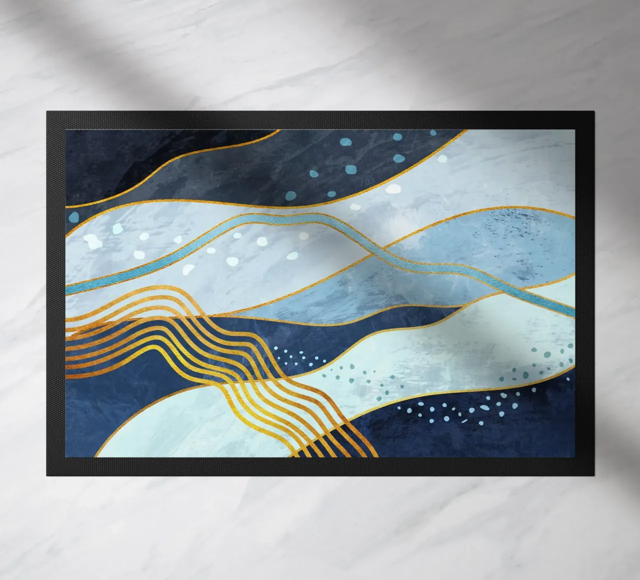 Waves 05 doormat by amini54