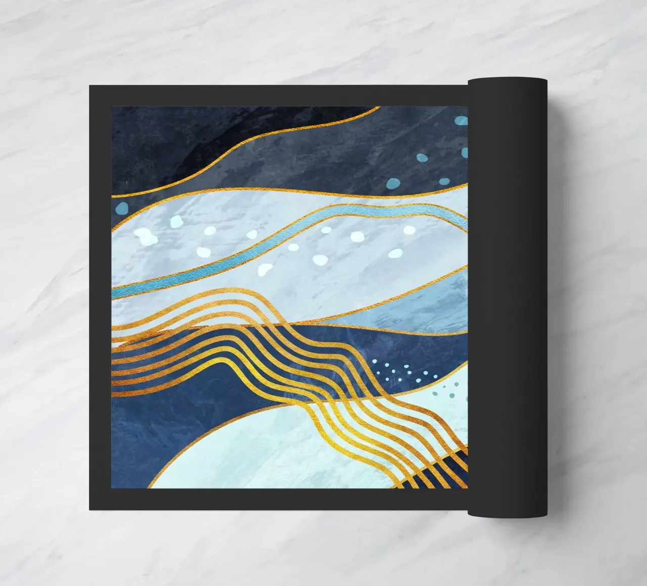 Waves 05 doormat by amini54