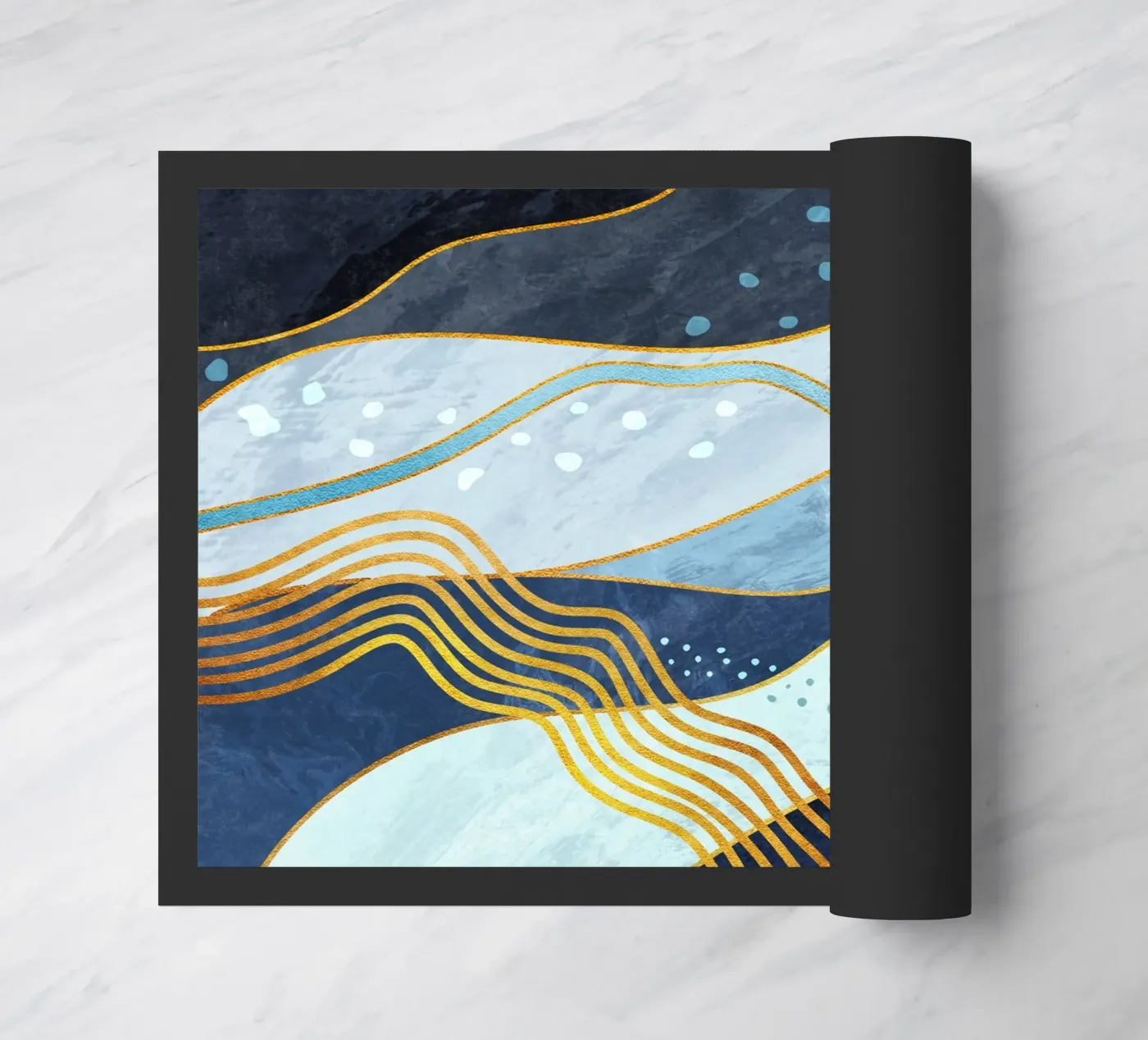 Waves 05 doormat by amini54