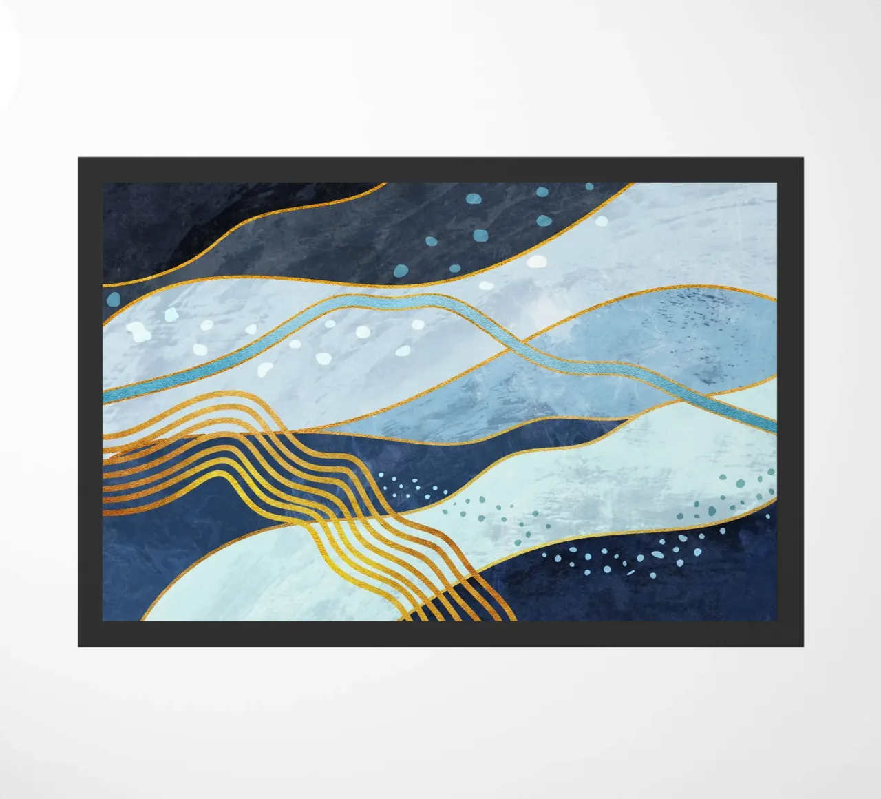 Waves 05 doormat by amini54