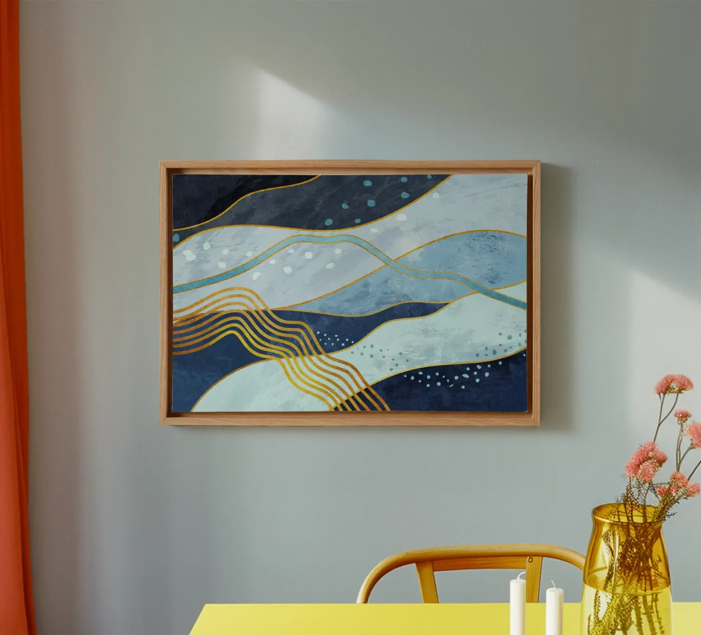 Waves 05 canvas by amini54