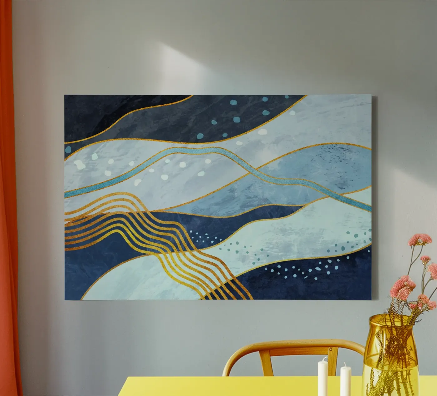 Waves 05 canvas by amini54