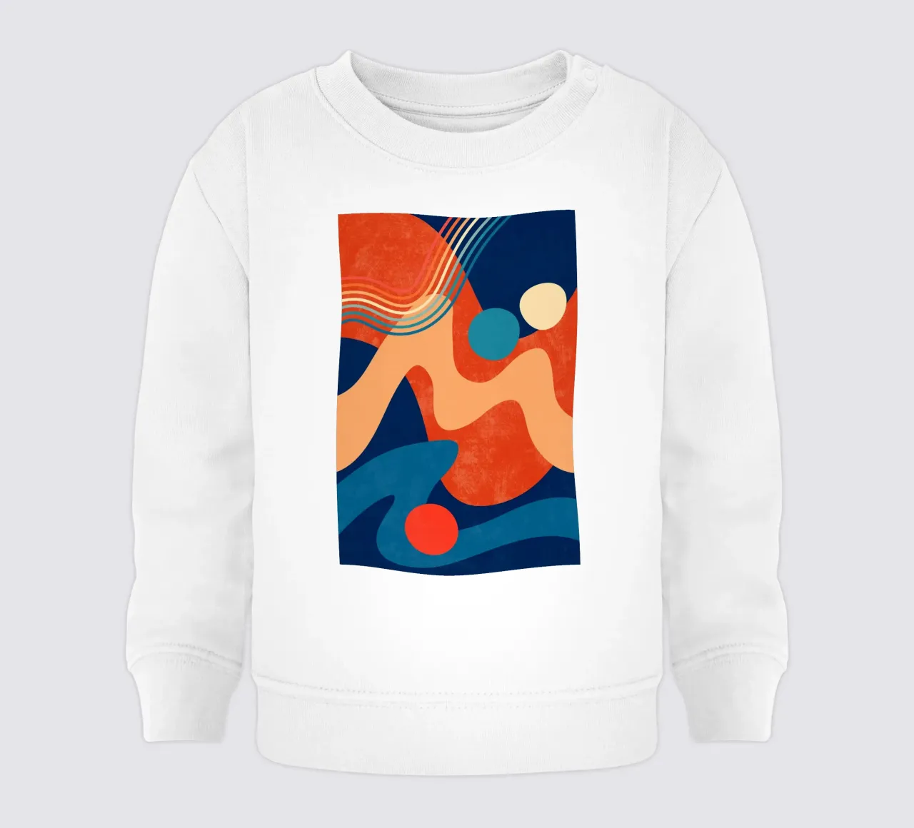 Waves 04 baby sweatshirt by amini54