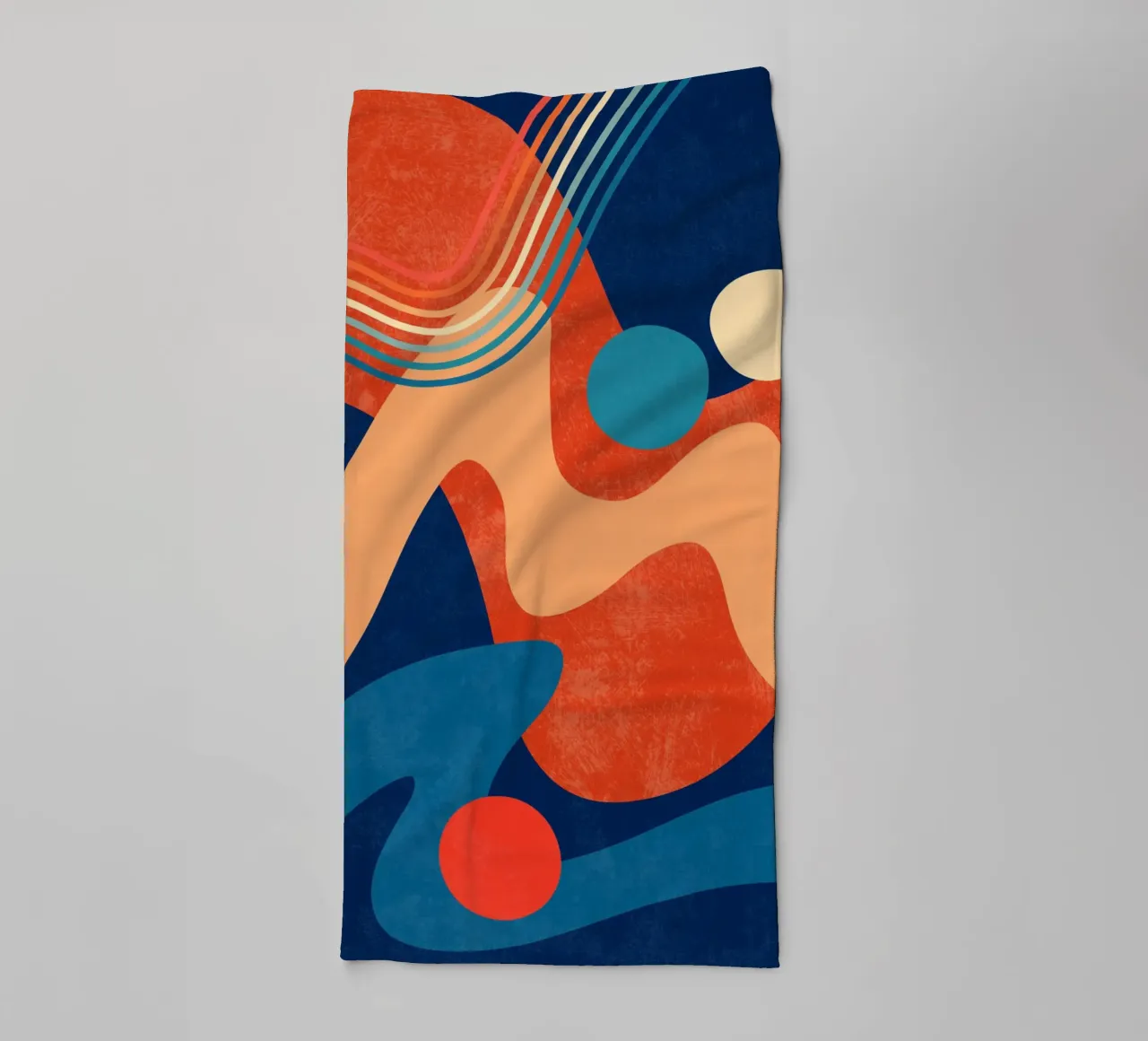 Waves 04 towel by amini54
