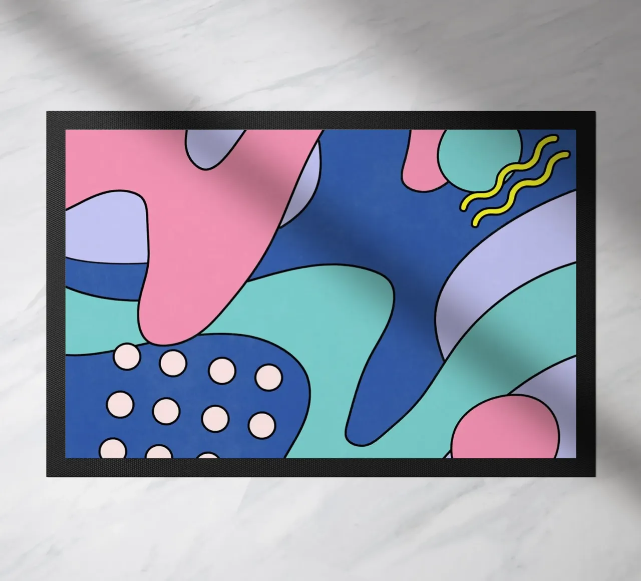 Waves 03 doormat by amini54