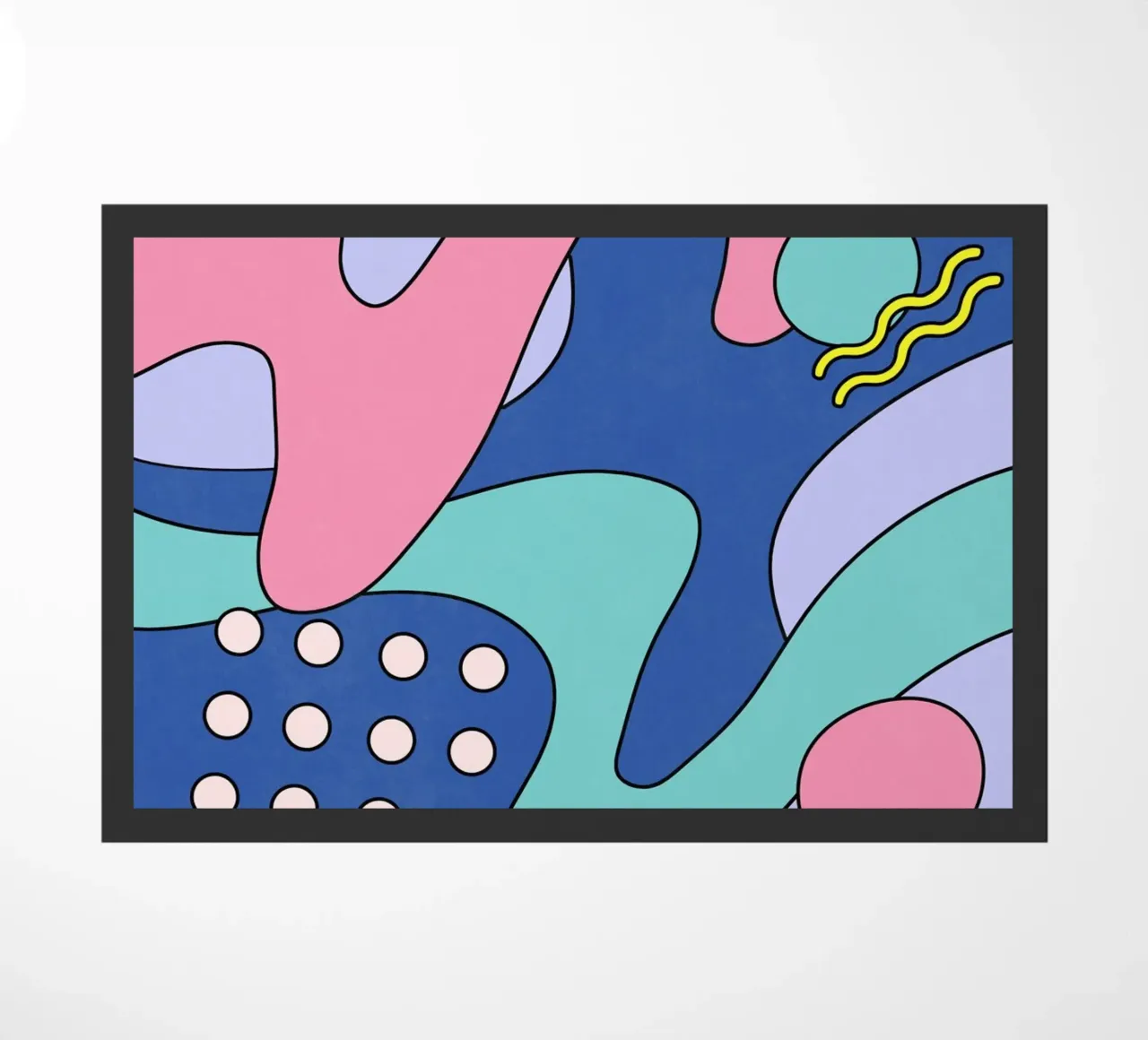 Waves 03 doormat by amini54