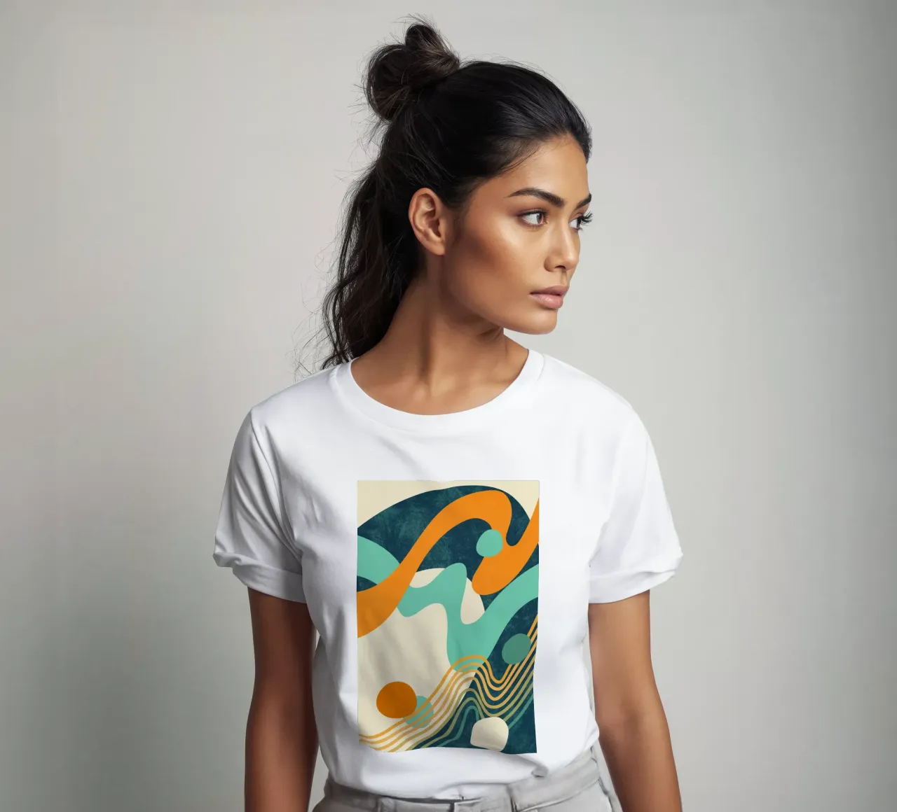 Vagues 02 t-shirt de amini54