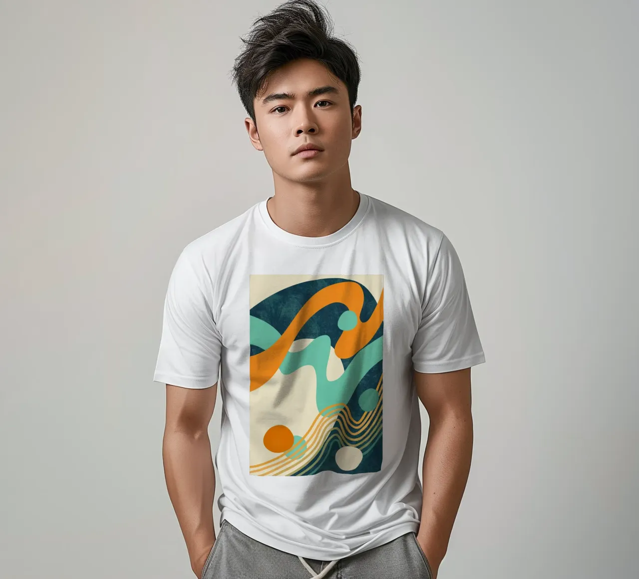 Vagues 02 t-shirt de amini54