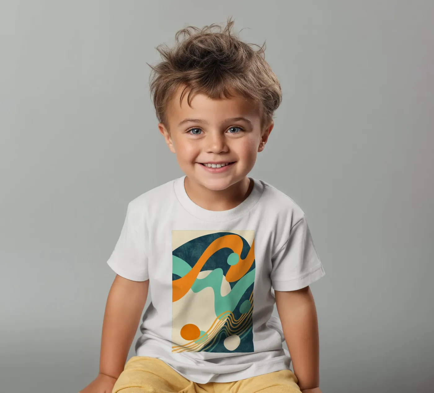 Onde 02 t-shirt bambini da amini54