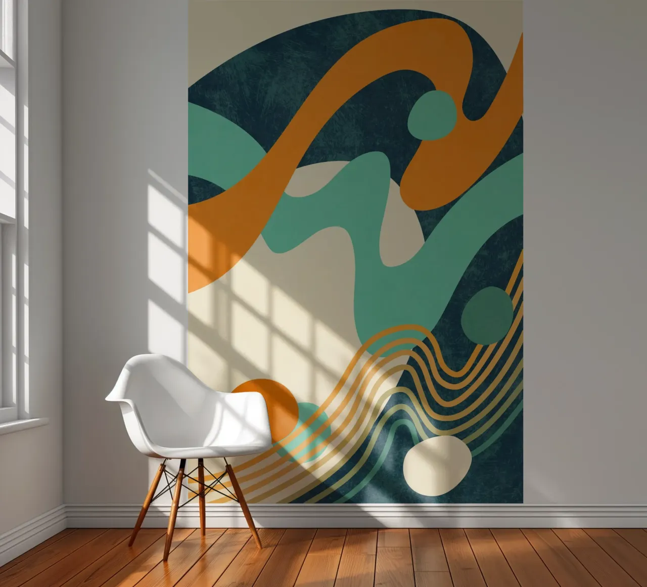 Waves 02 fotobehang van amini54