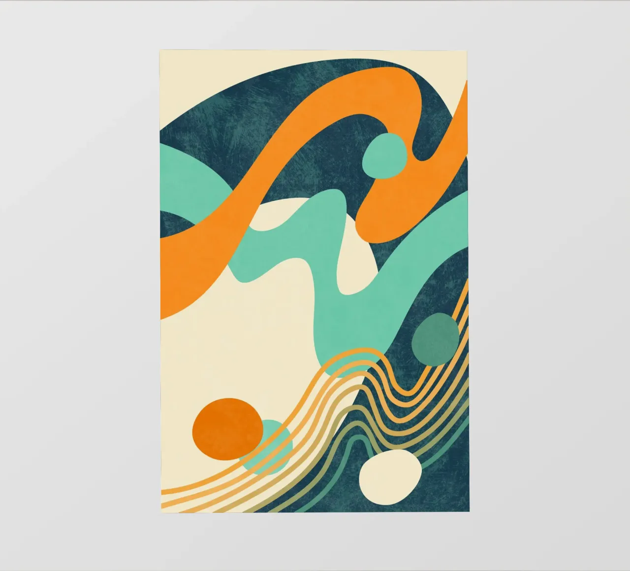 Waves 02 fotobehang van amini54