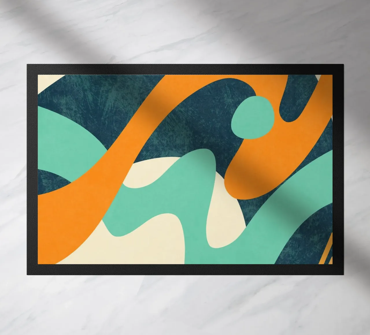 Waves 02 doormat by amini54