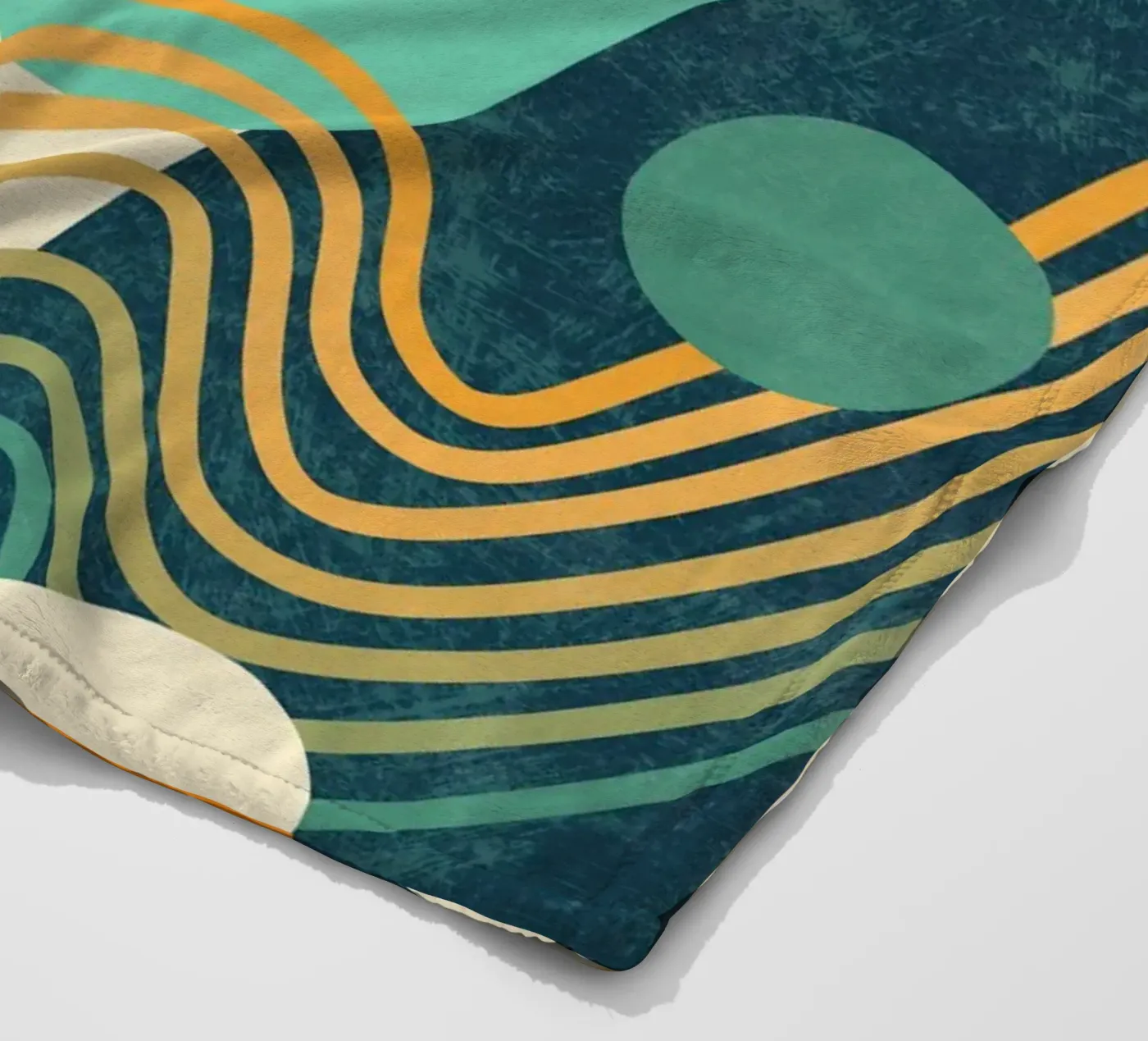 Wellen 02 Fleecedecke von amini54