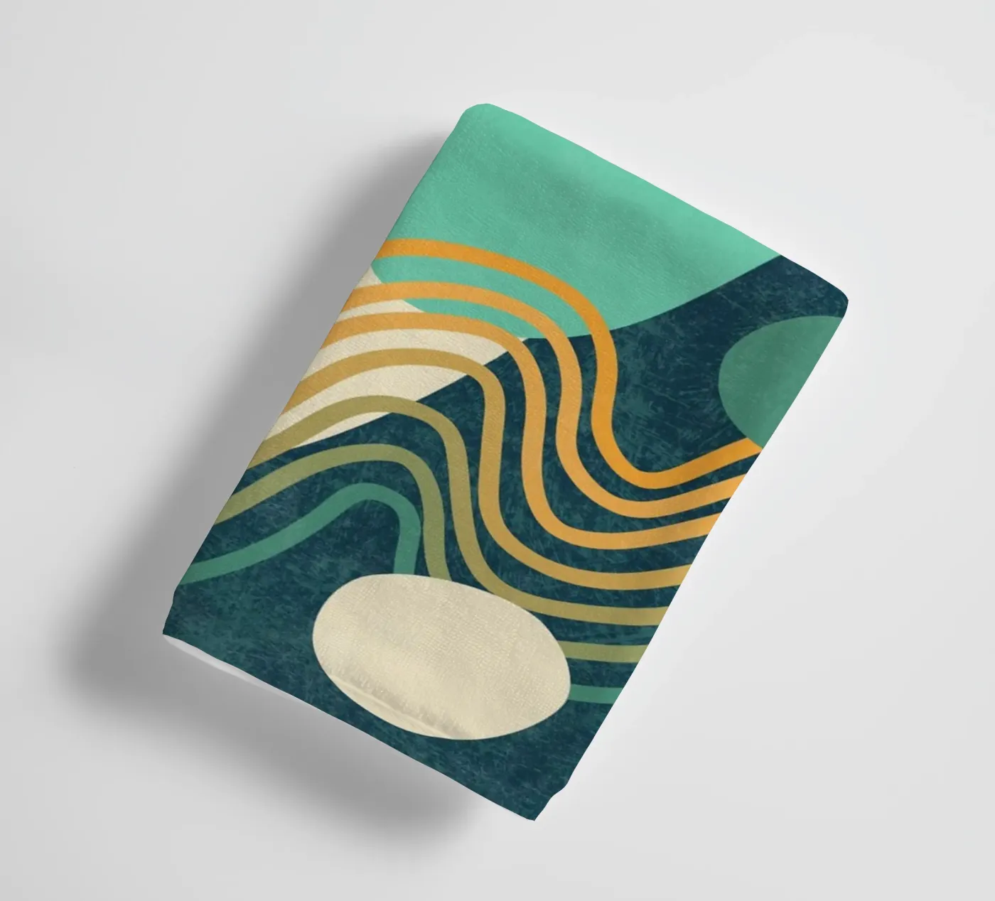Golven 02 badhanddoek van amini54