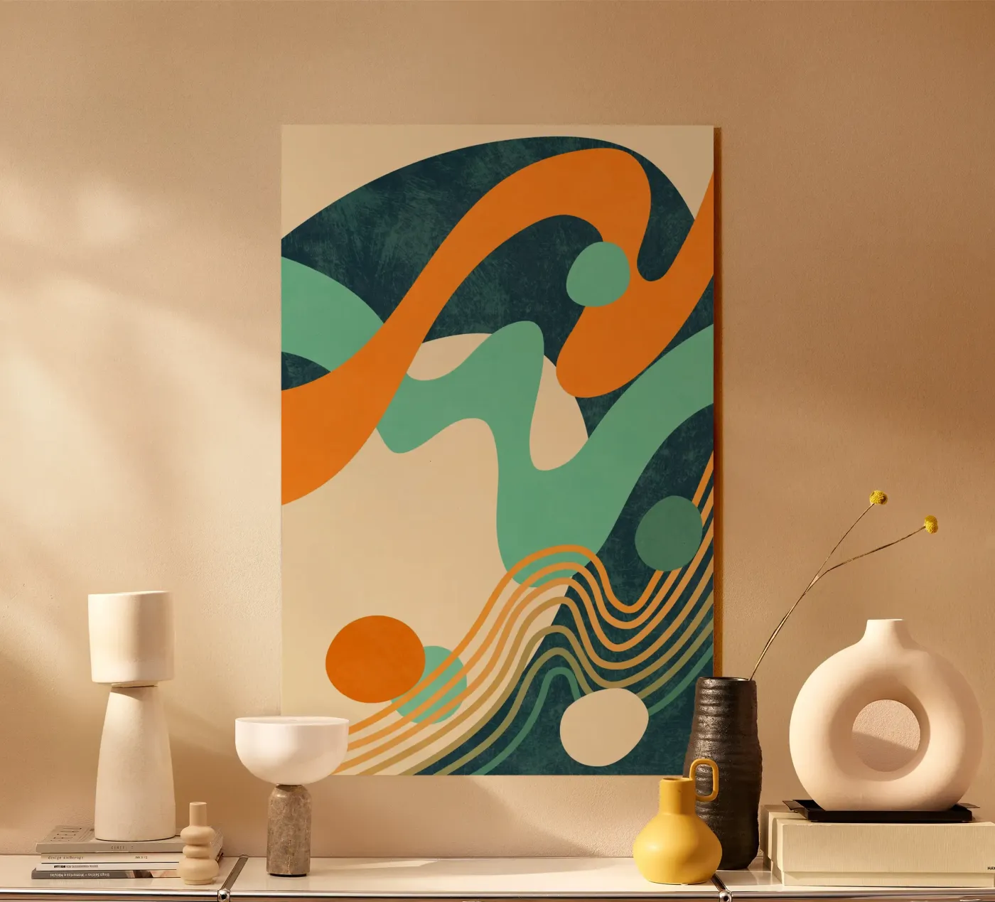 Waves 02 acrylic glass by amini54