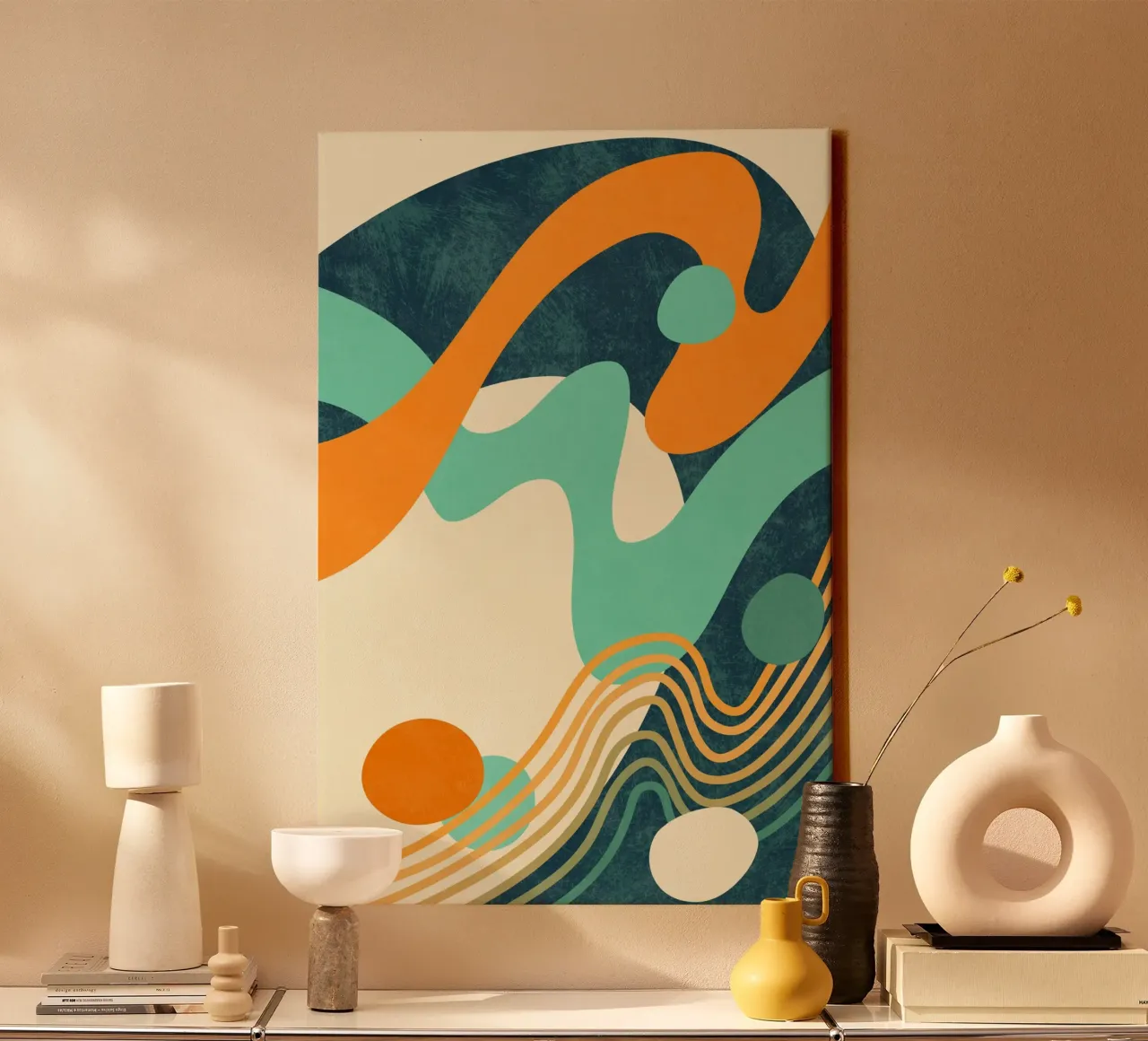 Waves 02 canvas by amini54