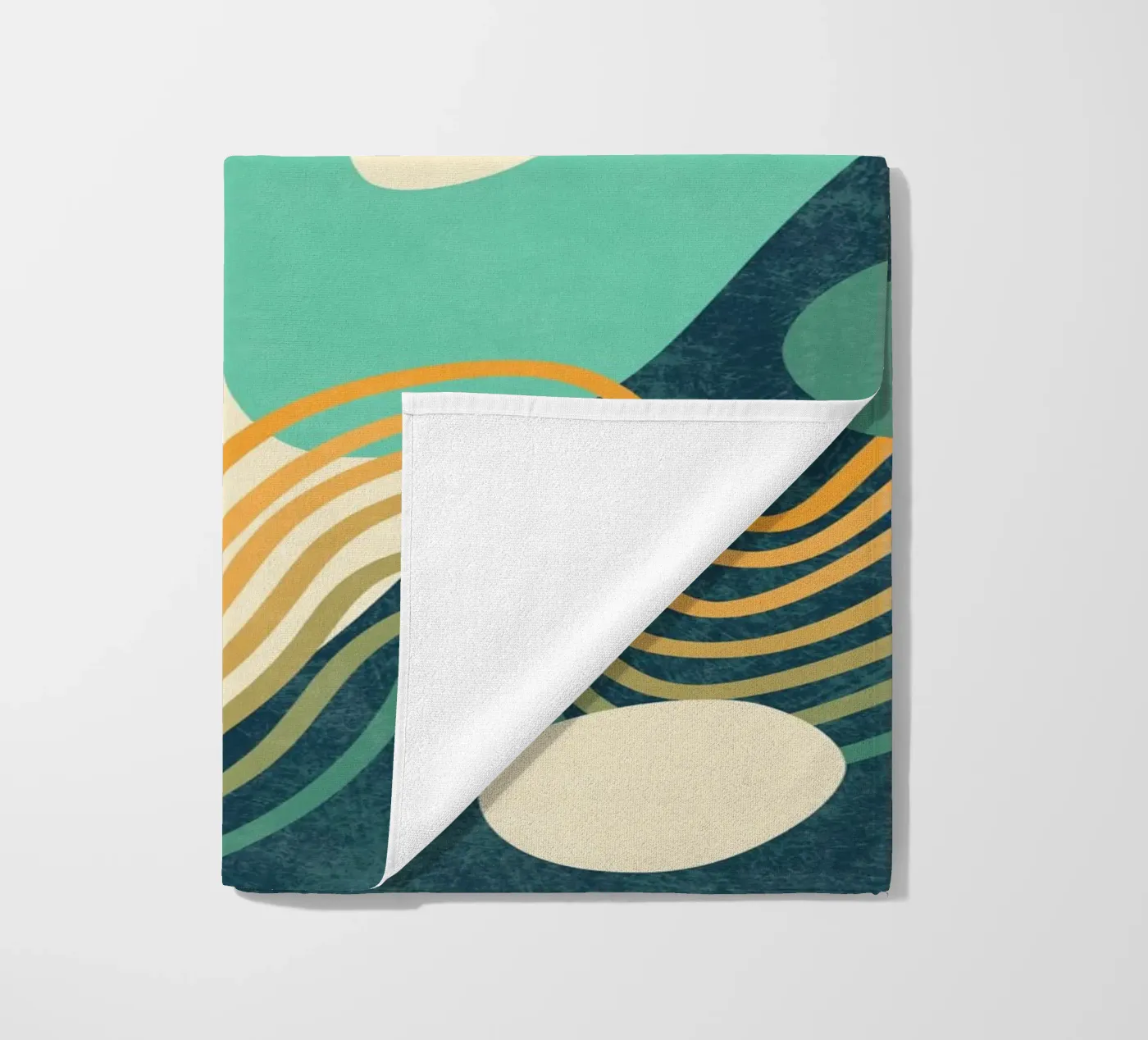 Golven 02 strandhanddoek van amini54