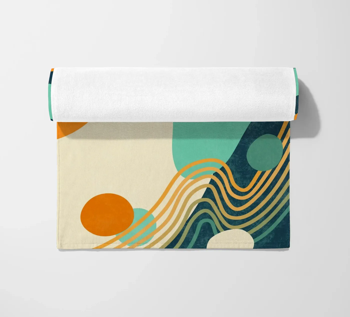 Golven 02 strandhanddoek van amini54