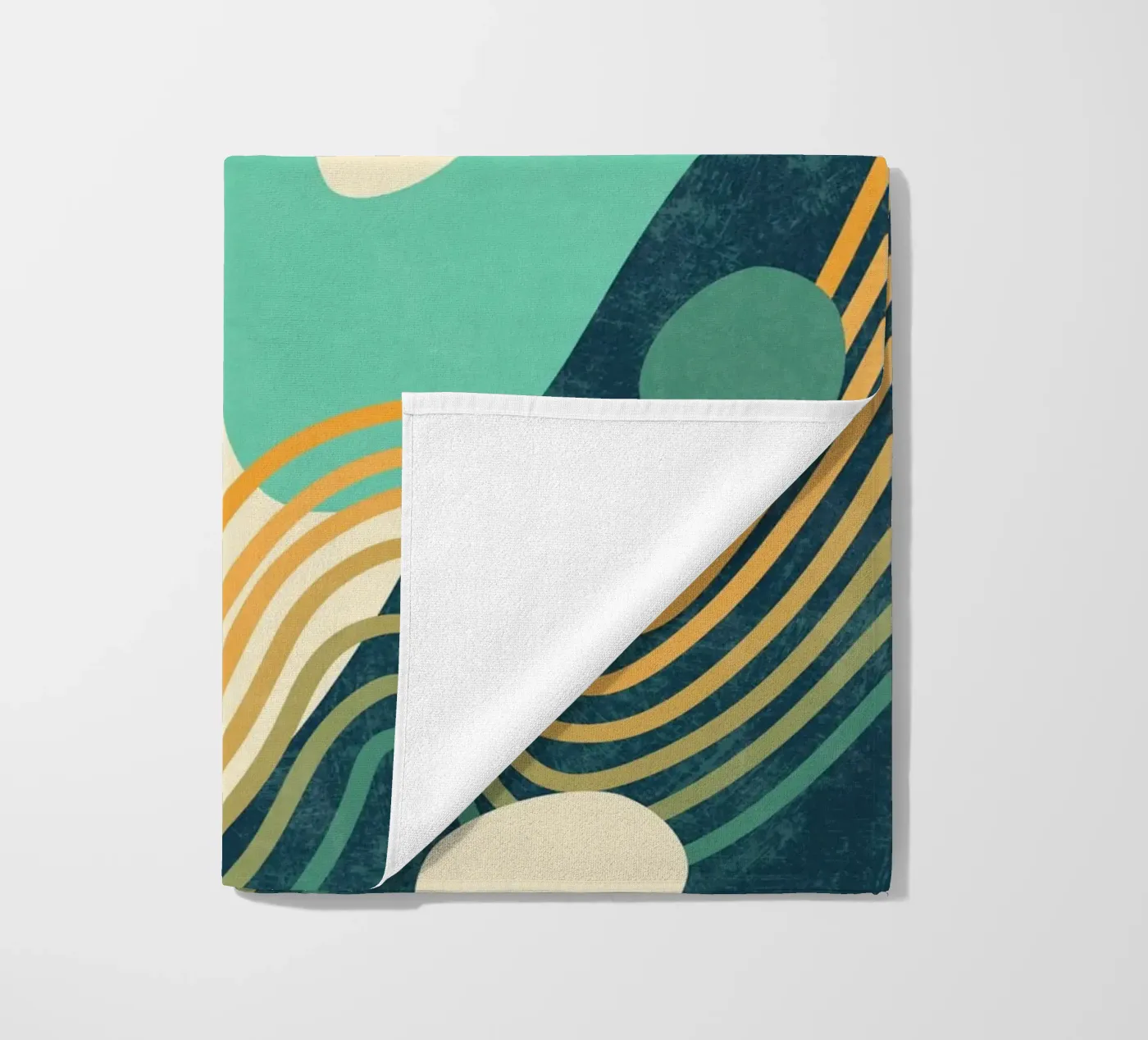 Golven 02 strandhanddoek van amini54