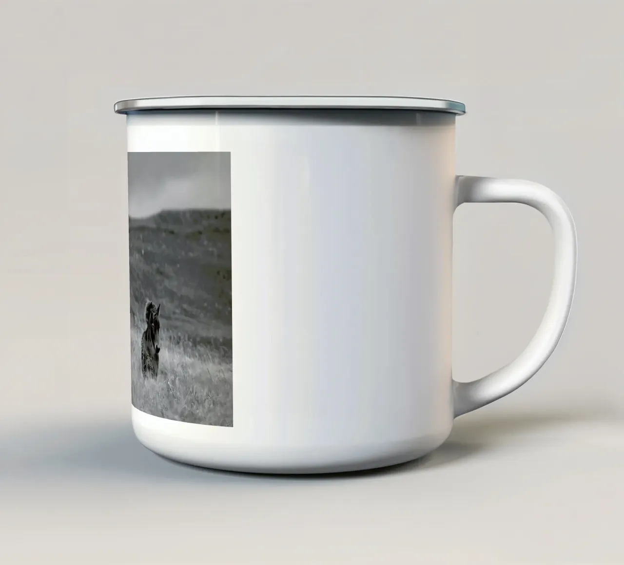 Tough Guy tazza in smalto da Nur Mut