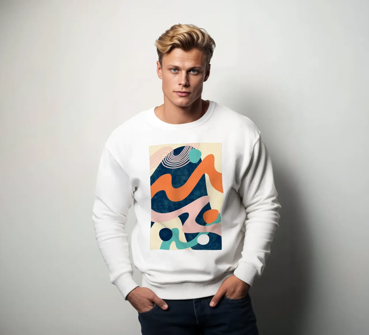 Waves 01 sweatshirt by amini54