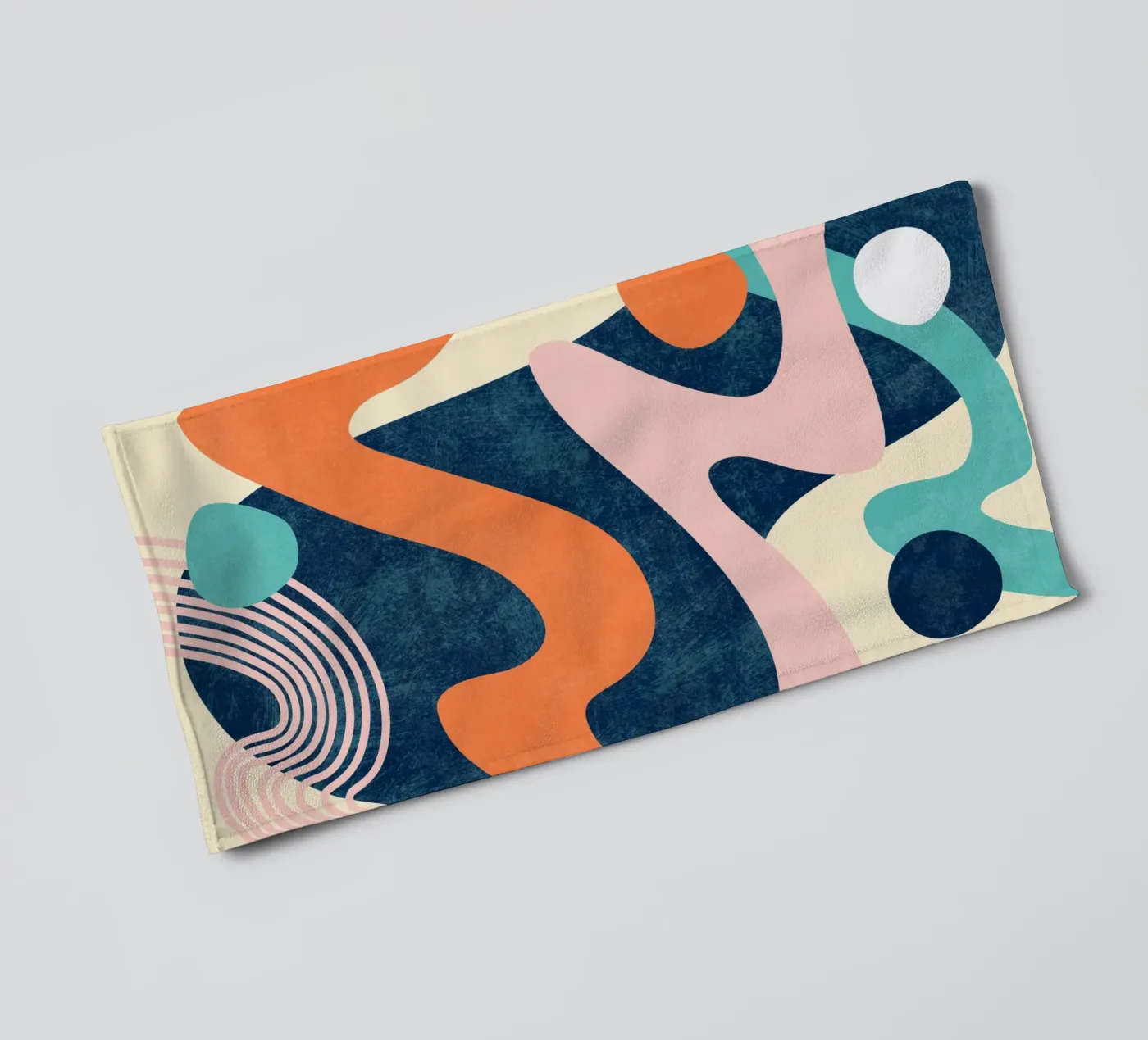 Waves 01 towel by amini54