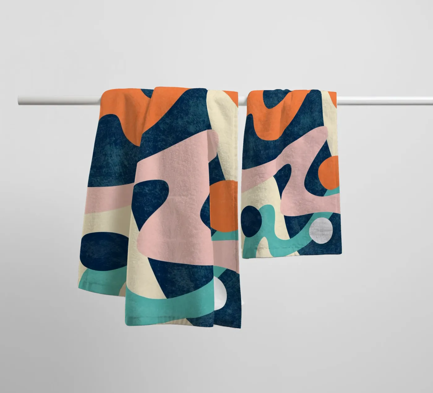 Waves 01 towel by amini54