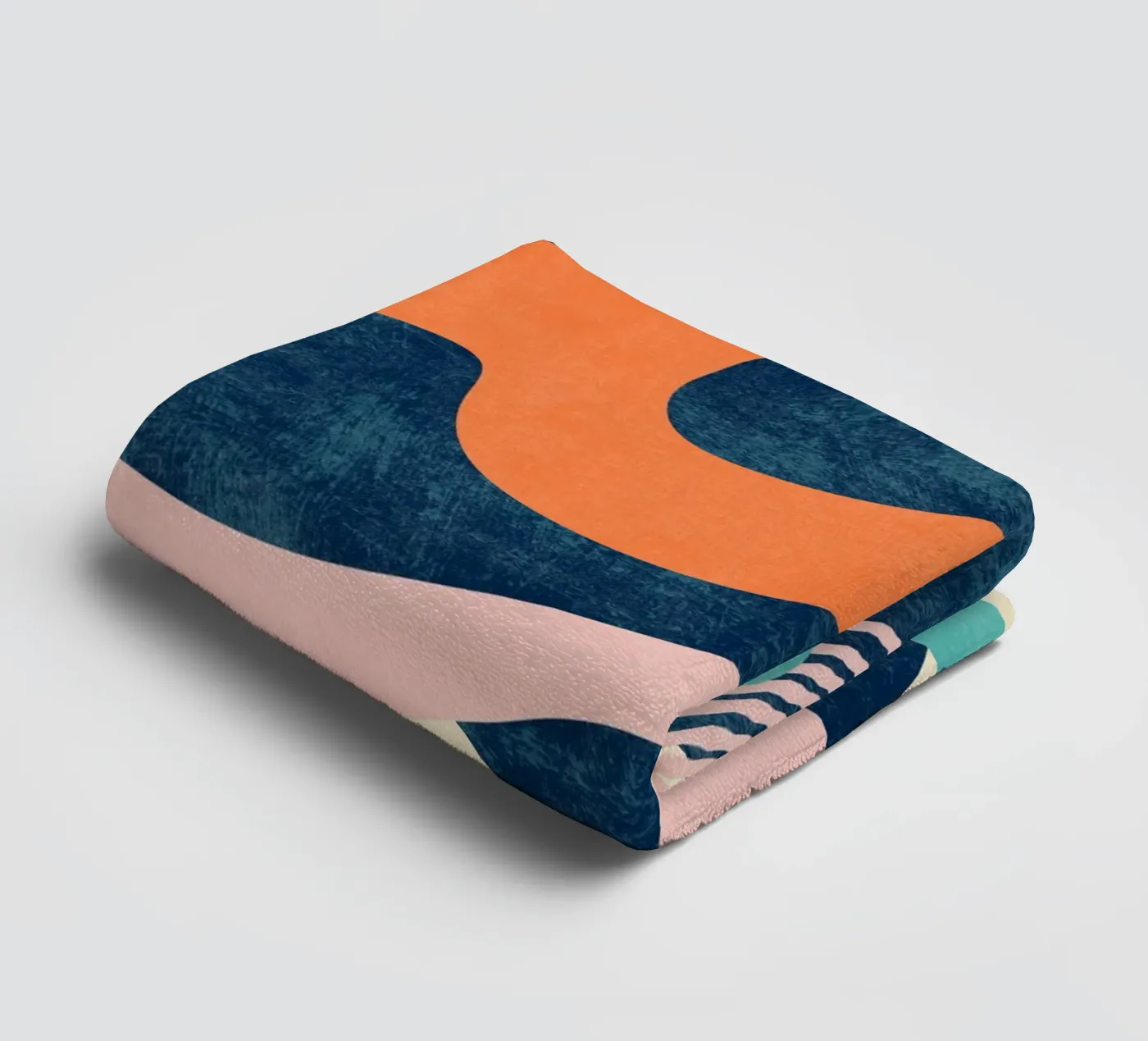 Waves 01 towel by amini54