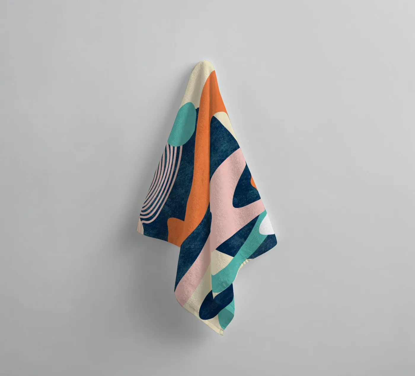 Waves 01 towel by amini54