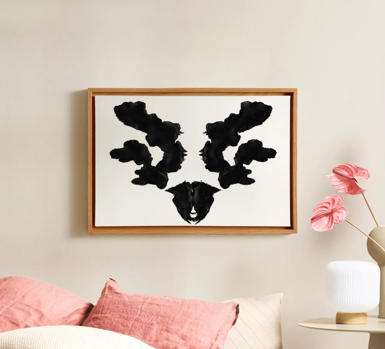 Inkblot 01 canvas by amini54