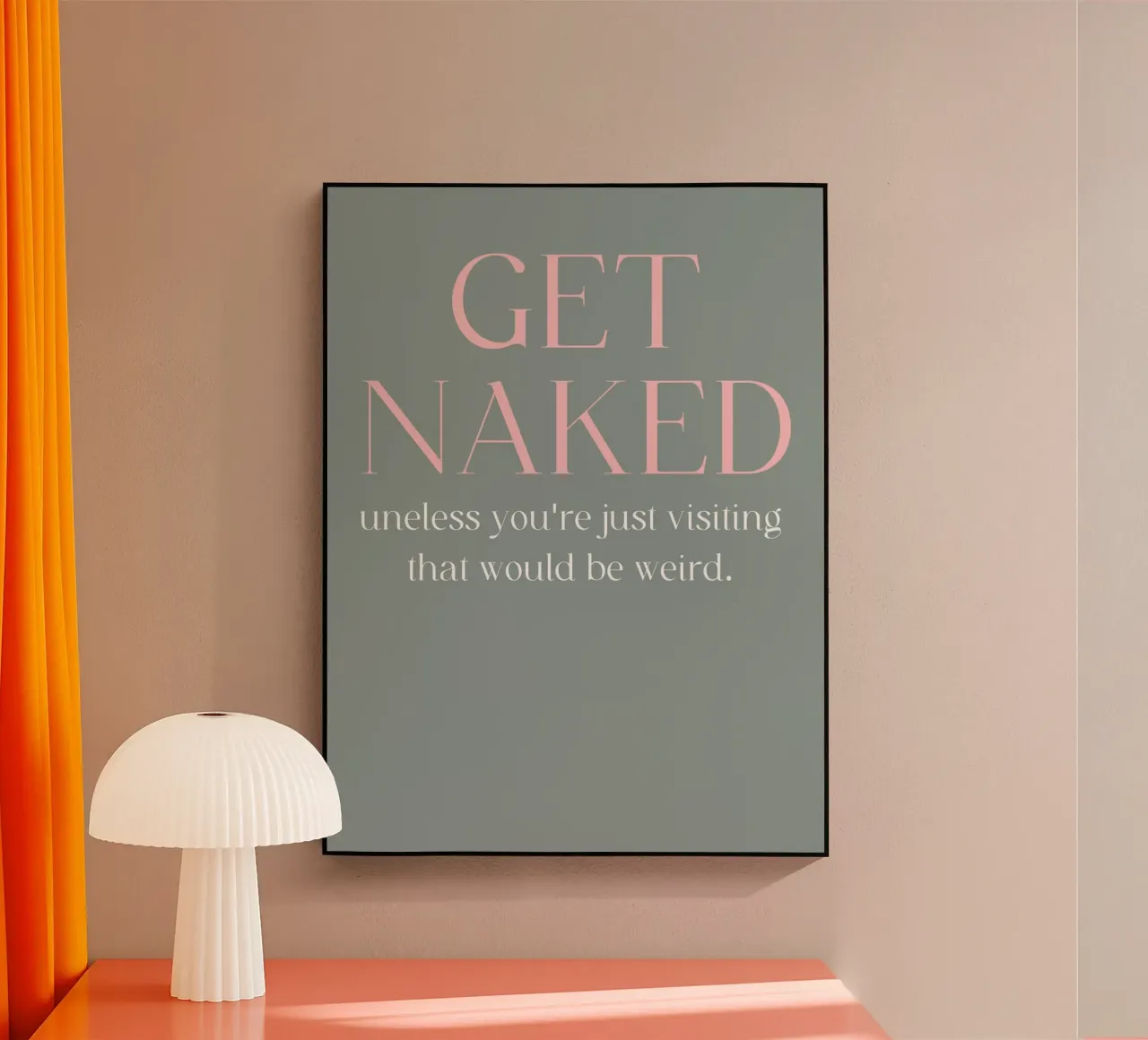 Get Naked plexiglas de ramosashop