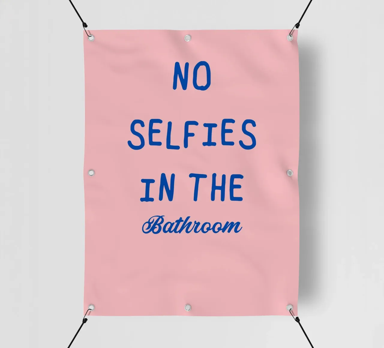 no selfies in the bathroom telo in pvc da ramosashop