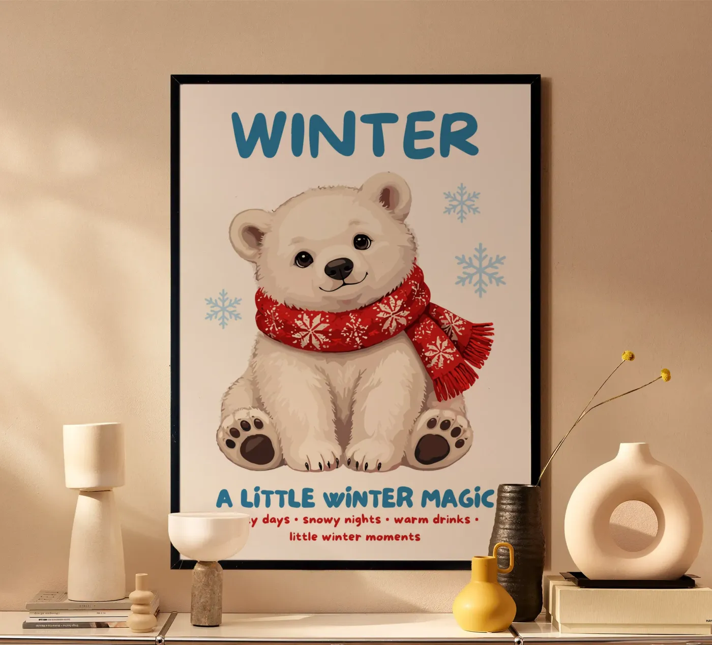 A little winter magic poster da Sasyall Graphics
