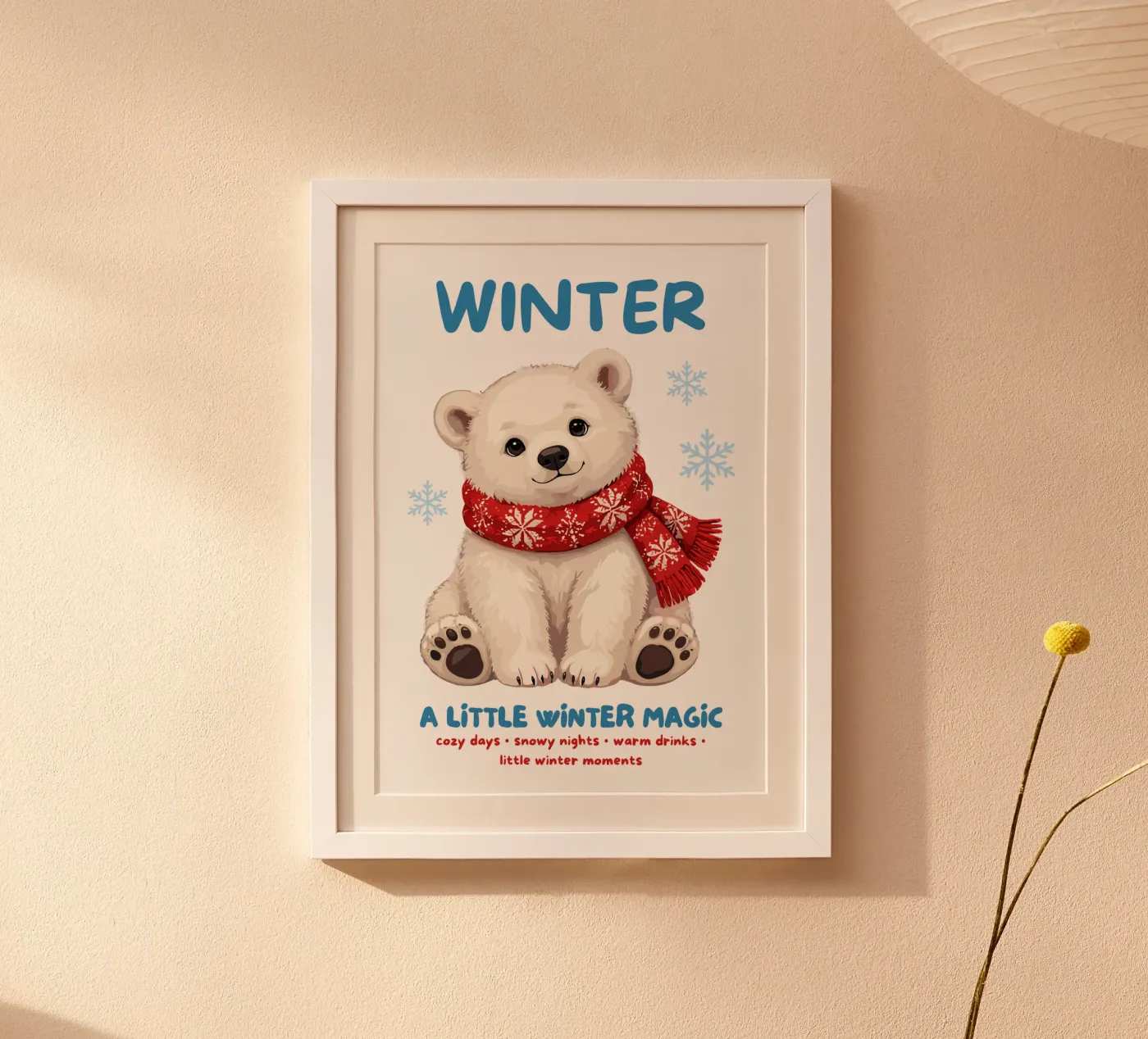 A little winter magic poster da Sasyall Graphics