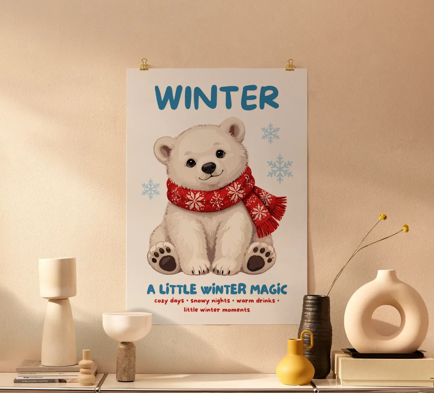 A little winter magic poster da Sasyall Graphics